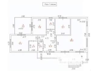 Дом 157м², 1-этажный, участок 6 сот.  