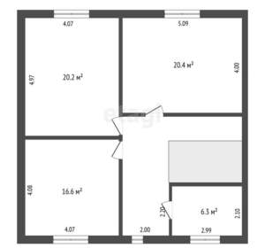 Дом 270м², 2-этажный, участок 6 сот.  