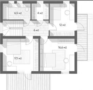 Коттедж 170м², 2-этажный, участок 5 сот.  