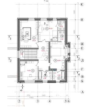 Коттедж 220м², 2-этажный, участок 8 сот.  