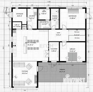 Дом 254м², 2-этажный, участок 12 сот.  