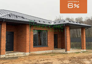 Дом 150м², 1-этажный, участок 6 сот.  