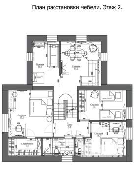 Коттедж 177м², 2-этажный, участок 10 сот.  