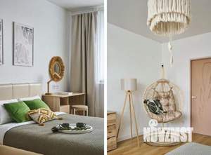 1-к квартира, посуточно, 40м2, 1/1 этаж