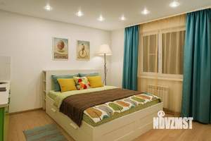 1-к квартира, посуточно, 25м2, 1/1 этаж