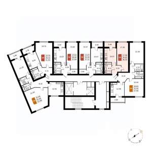 1-к квартира, вторичка, 36м2, 10/17 этаж