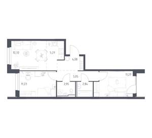 2-к квартира, вторичка, 55м2, 13/16 этаж