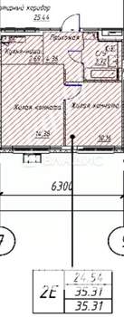 2-к квартира, вторичка, 35м2, 3/13 этаж