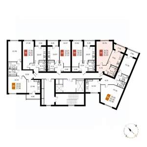1-к квартира, вторичка, 41м2, 11/17 этаж