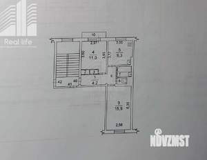 2-к квартира, вторичка, 48м2, 4/5 этаж