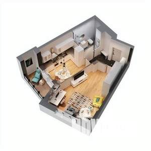 1-к квартира, вторичка, 41м2, 15/17 этаж