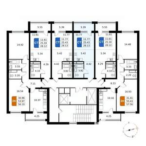 Студия квартира, вторичка, 28м2, 10/17 этаж