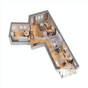 2-к квартира, вторичка, 64м2, 6/17 этаж