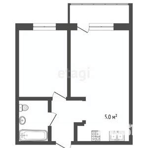 1-к квартира, вторичка, 34м2, 6/11 этаж