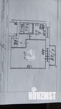 1-к квартира, вторичка, 37м2, 2/5 этаж