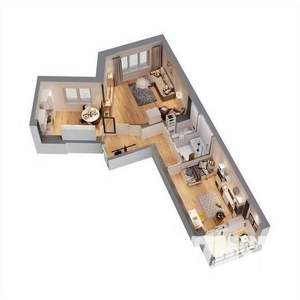 2-к квартира, вторичка, 64м2, 14/17 этаж