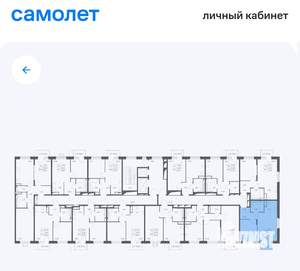 2-к квартира, вторичка, 41м2, 6/17 этаж