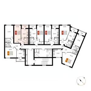 1-к квартира, вторичка, 36м2, 16/17 этаж