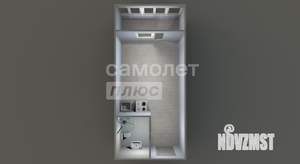 Студия квартира, вторичка, 26м2, 8/18 этаж