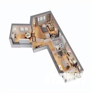 2-к квартира, вторичка, 64м2, 12/17 этаж