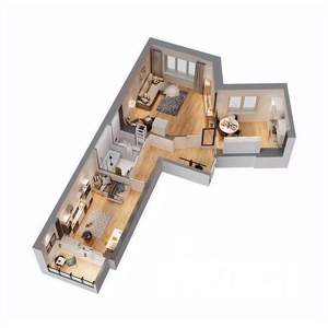 2-к квартира, вторичка, 64м2, 10/17 этаж