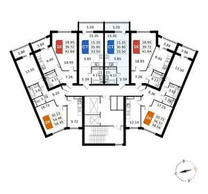 Студия квартира, вторичка, 34м2, 11/17 этаж