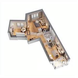 2-к квартира, вторичка, 64м2, 3/17 этаж