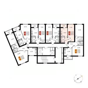 1-к квартира, вторичка, 36м2, 14/17 этаж