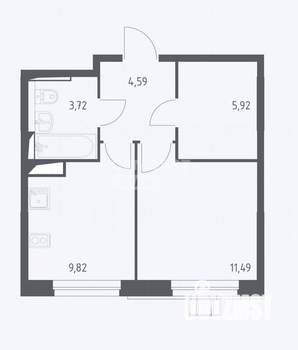 1-к квартира, вторичка, 35м2, 5/17 этаж