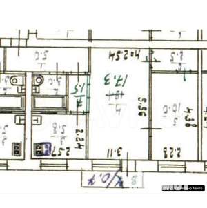 2-к квартира, вторичка, 46м2, 2/4 этаж