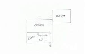 2-к квартира, вторичка, 47м2, 1/5 этаж