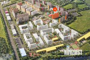2-к квартира, вторичка, 56м2, 14/17 этаж