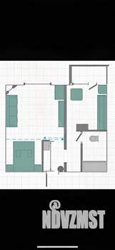 1-к квартира, вторичка, 43м2, 8/17 этаж