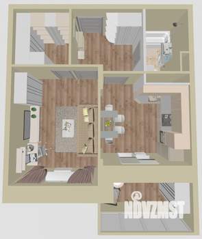 1-к квартира, вторичка, 46м2, 9/17 этаж