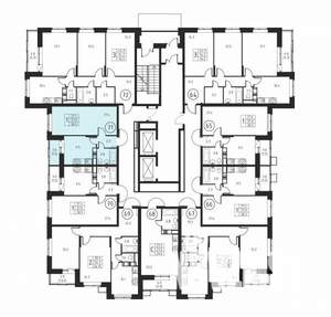 1-к квартира, вторичка, 39м2, 6/12 этаж