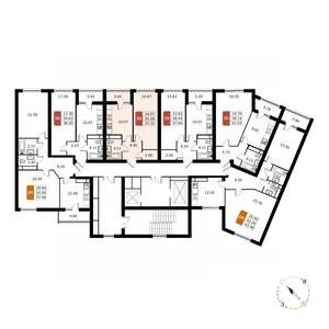 1-к квартира, вторичка, 37м2, 3/17 этаж