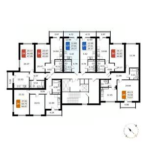 Студия квартира, вторичка, 29м2, 9/17 этаж