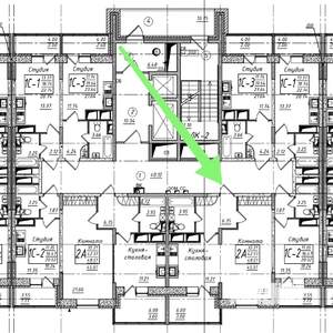 1-к квартира, вторичка, 46м2, 11/17 этаж
