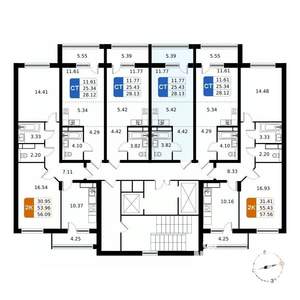 Студия квартира, вторичка, 28м2, 8/17 этаж