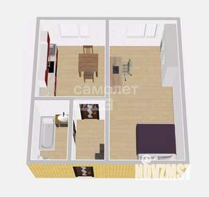 1-к квартира, вторичка, 36м2, 5/5 этаж