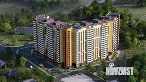 2-к квартира, строящийся дом, 62м2, 15/17 этаж