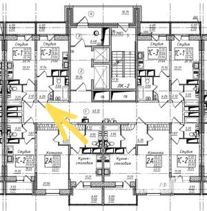 Студия квартира, вторичка, 22м2, 10/17 этаж