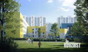 2-к квартира, строящийся дом, 56м2, 4/17 этаж
