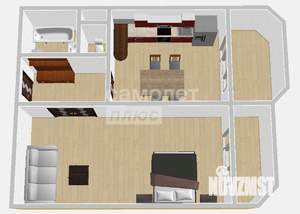 1-к квартира, вторичка, 38м2, 2/17 этаж