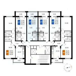 Студия квартира, вторичка, 28м2, 15/17 этаж