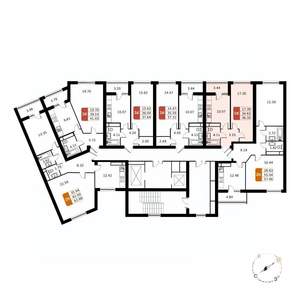 1-к квартира, вторичка, 36м2, 6/17 этаж