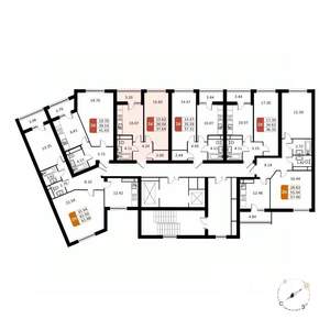 1-к квартира, вторичка, 38м2, 16/17 этаж