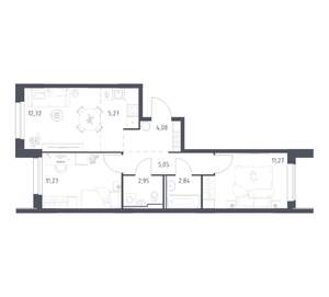 2-к квартира, вторичка, 55м2, 9/16 этаж