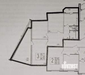 4-к квартира, вторичка, 100м2, 2/15 этаж
