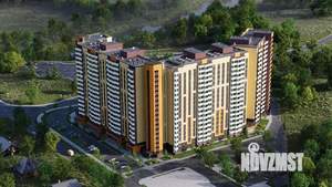 1-к квартира, строящийся дом, 39м2, 2/17 этаж